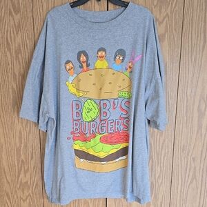 MAD Engine Gray Bob's Burgers Graphic Tee